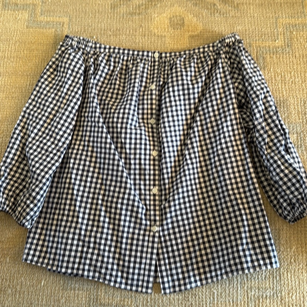 Navy blue blouse